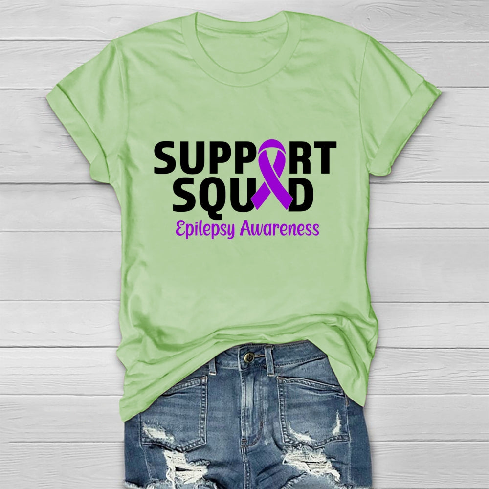 Support Squad Epilepsy Awareness Healthwear T-shirt