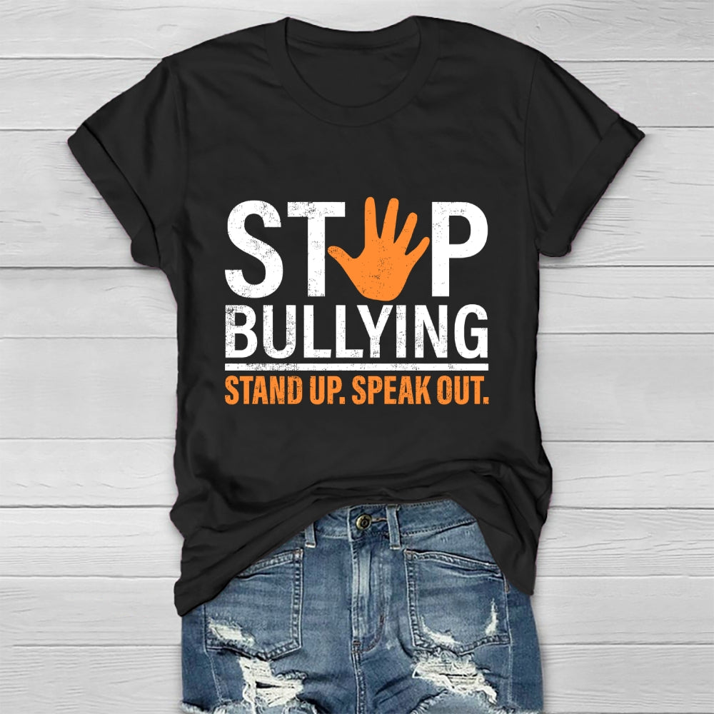 Stop Bullying Stand Up Speak Out Healthwear T-shirt