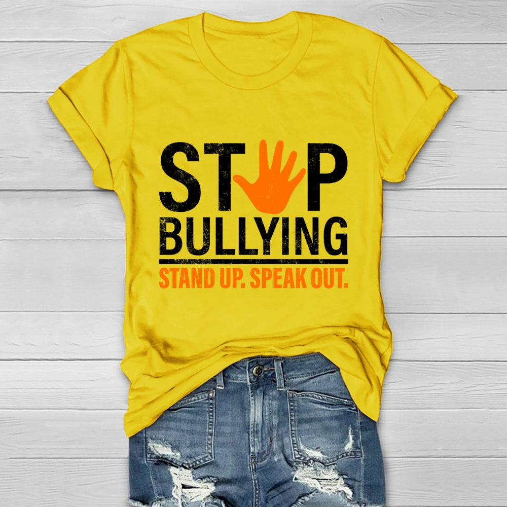 Stop Bullying Stand Up Speak Out Healthwear T-shirt