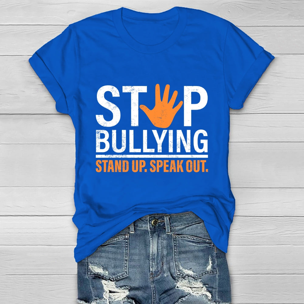 Stop Bullying Stand Up Speak Out Healthwear T-shirt