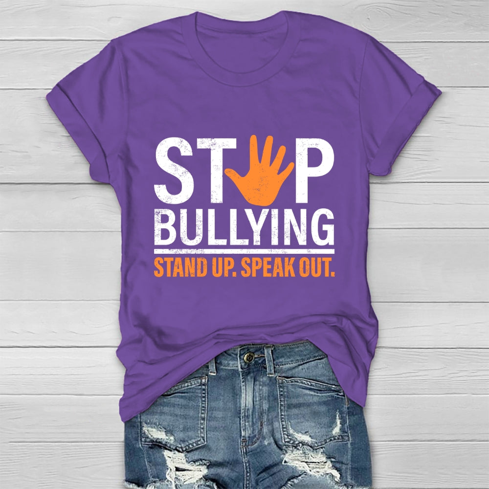 Stop Bullying Stand Up Speak Out Healthwear T-shirt