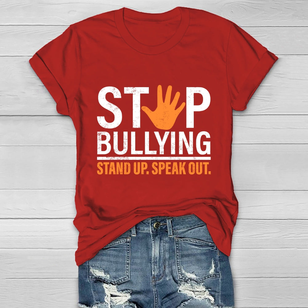 Stop Bullying Stand Up Speak Out Healthwear T-shirt
