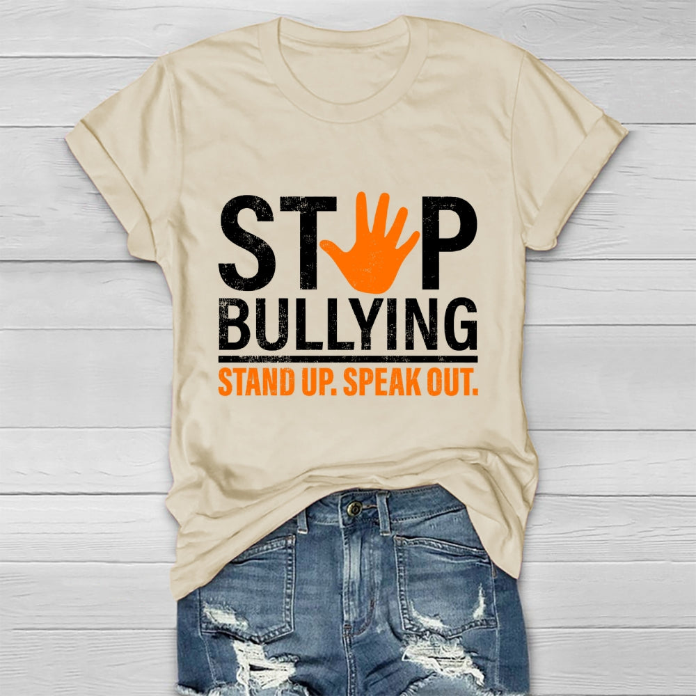 Stop Bullying Stand Up Speak Out Healthwear T-shirt