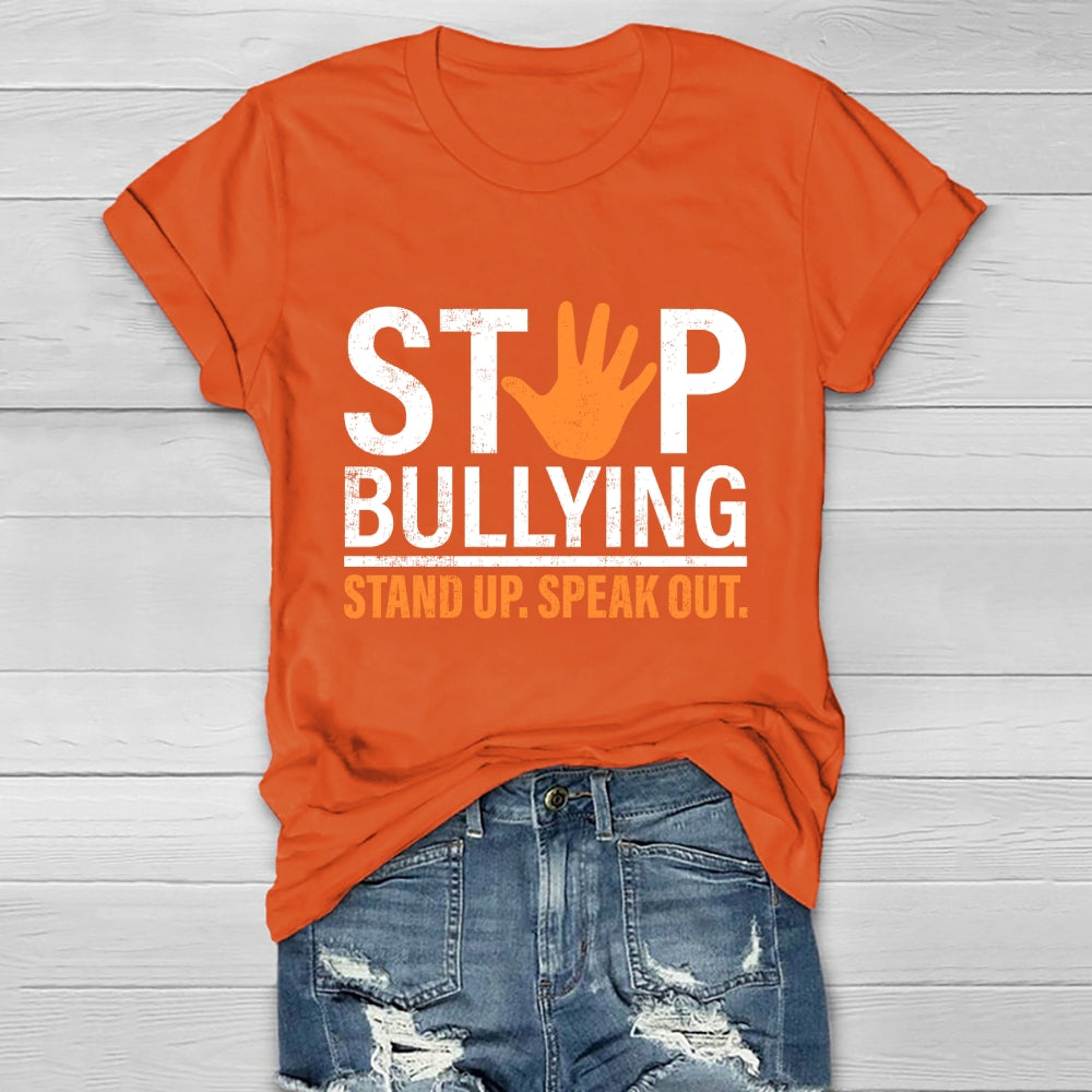 Stop Bullying Stand Up Speak Out Healthwear T-shirt