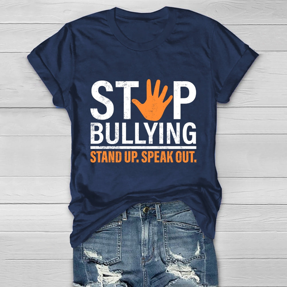 Stop Bullying Stand Up Speak Out Healthwear T-shirt