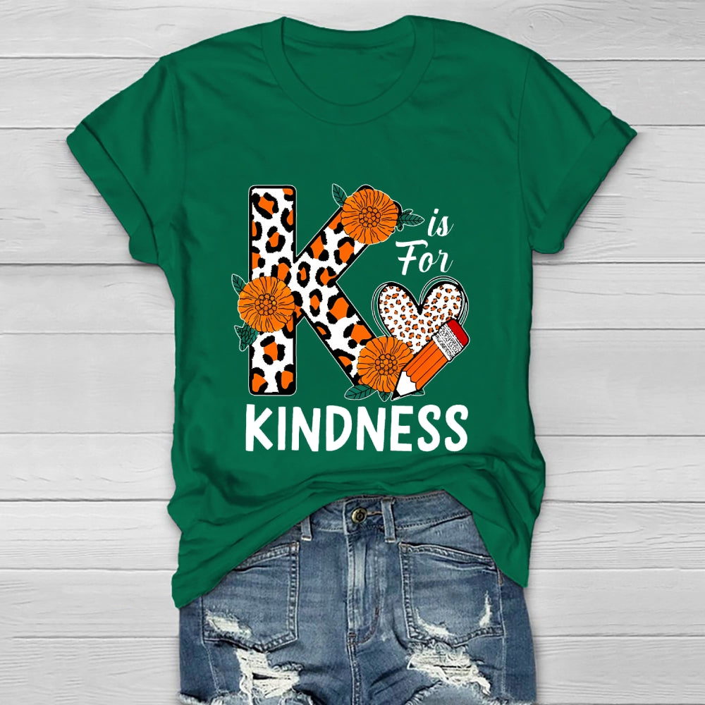 K Is For Kindness Healthwear T-shirt