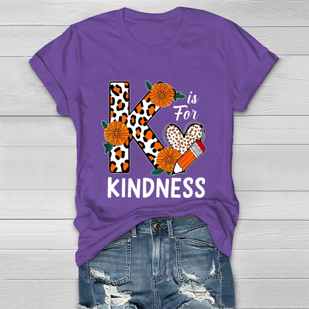 K Is For Kindness Healthwear T-shirt