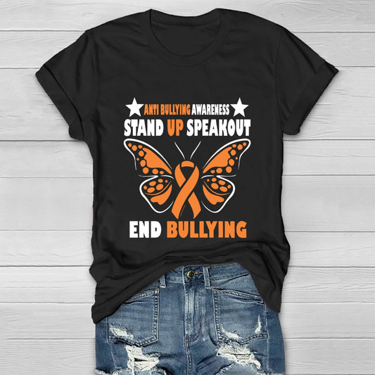 Anti Bullying Stand Up Speak Out Bully Awareness Healthwear T-shirt