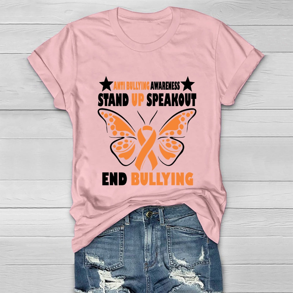 Anti Bullying Stand Up Speak Out Bully Awareness Healthwear T-shirt
