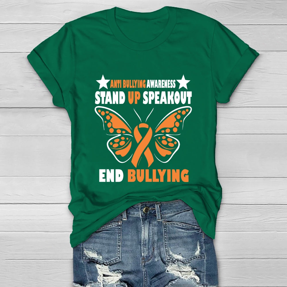 Anti Bullying Stand Up Speak Out Bully Awareness Healthwear T-shirt