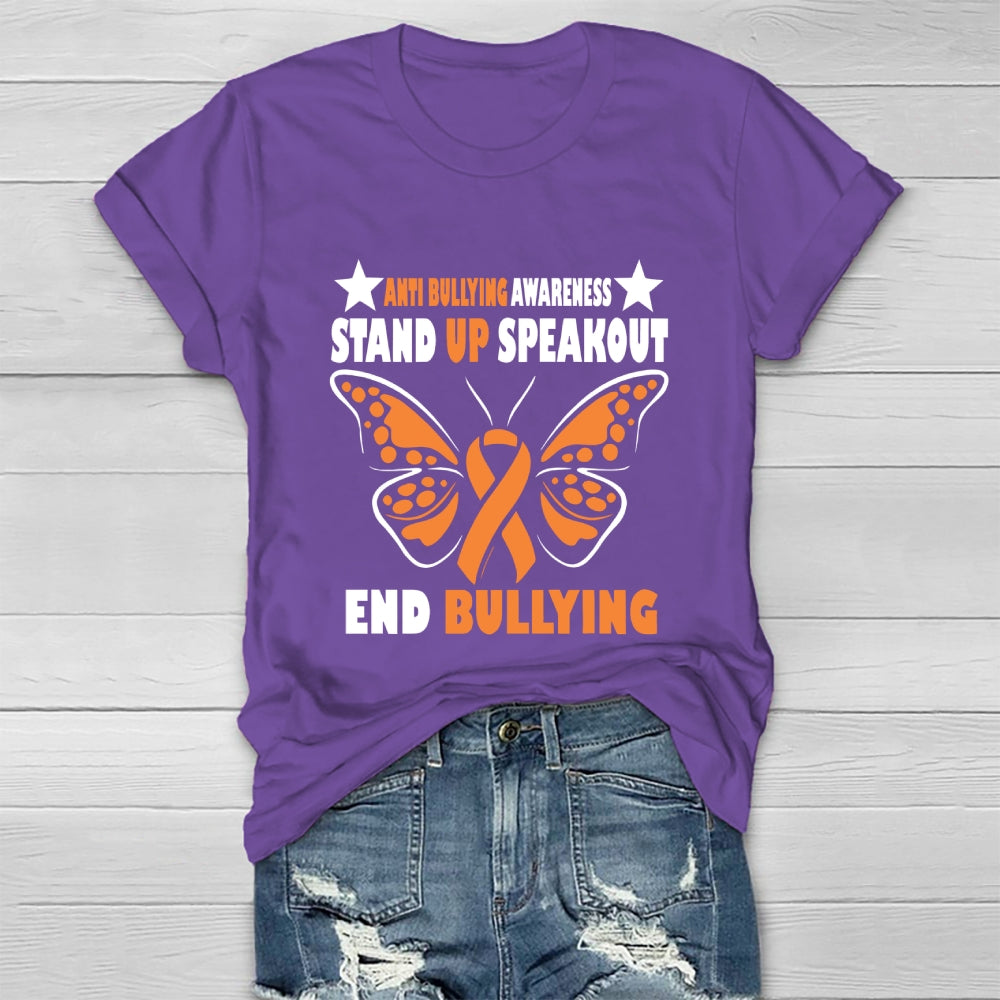 Anti Bullying Stand Up Speak Out Bully Awareness Healthwear T-shirt