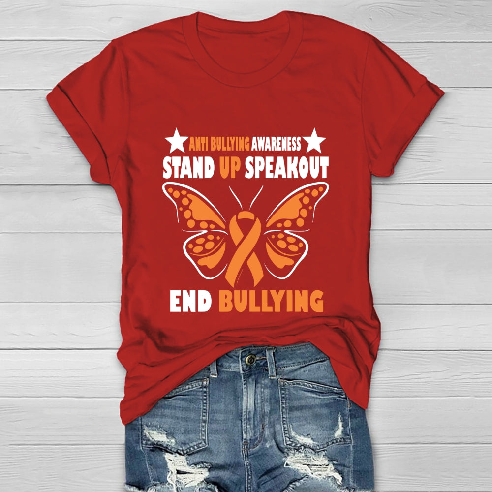 Anti Bullying Stand Up Speak Out Bully Awareness Healthwear T-shirt