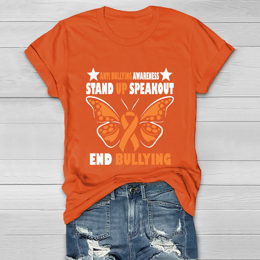 Anti Bullying Stand Up Speak Out Bully Awareness Healthwear T-shirt