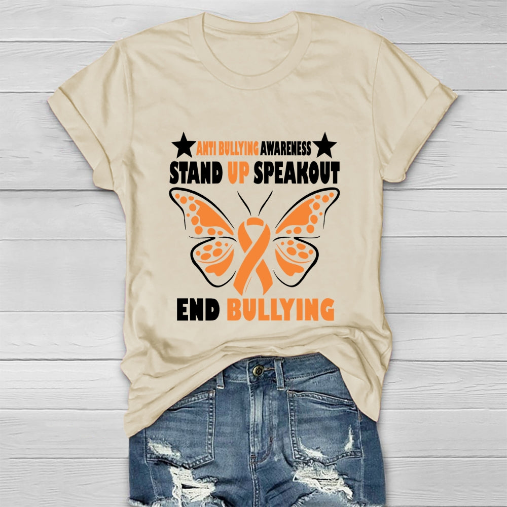 Anti Bullying Stand Up Speak Out Bully Awareness Healthwear T-shirt