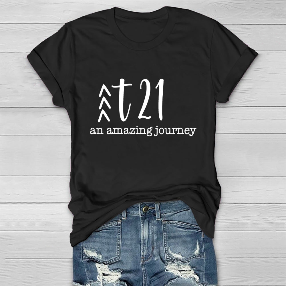 T21 An Amazing Journey  Healthwear T-shirt