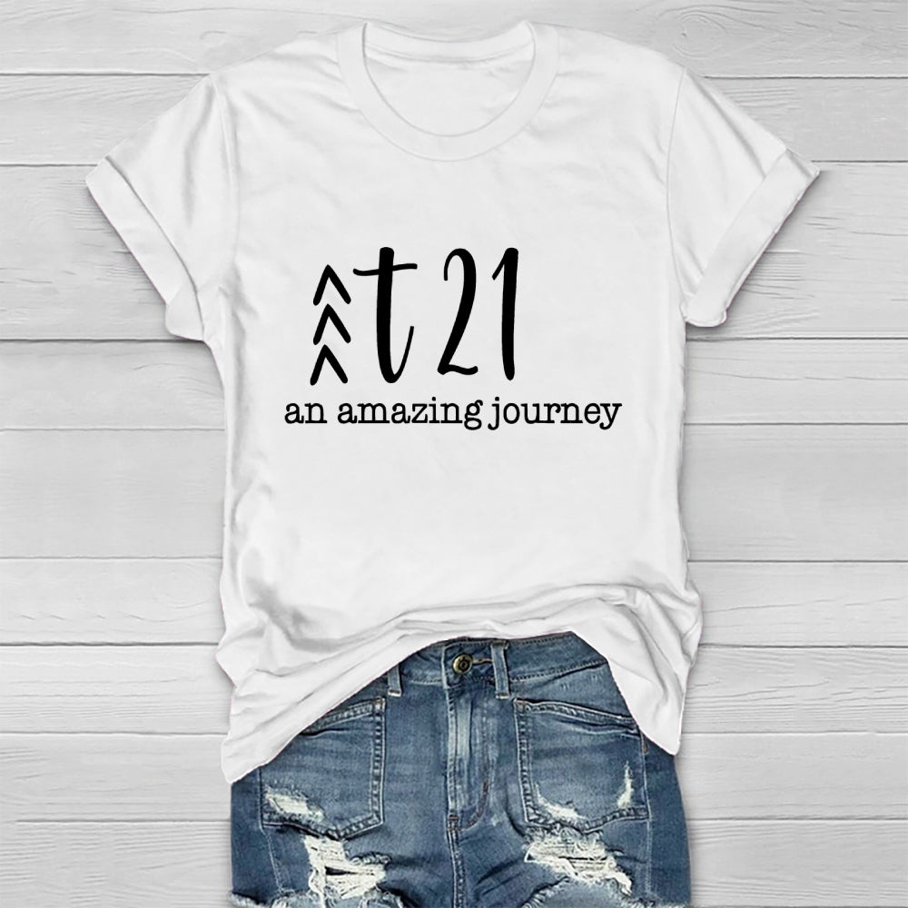 T21 An Amazing Journey  Healthwear T-shirt
