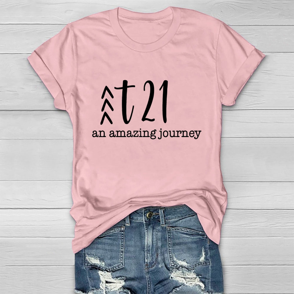 T21 An Amazing Journey  Healthwear T-shirt