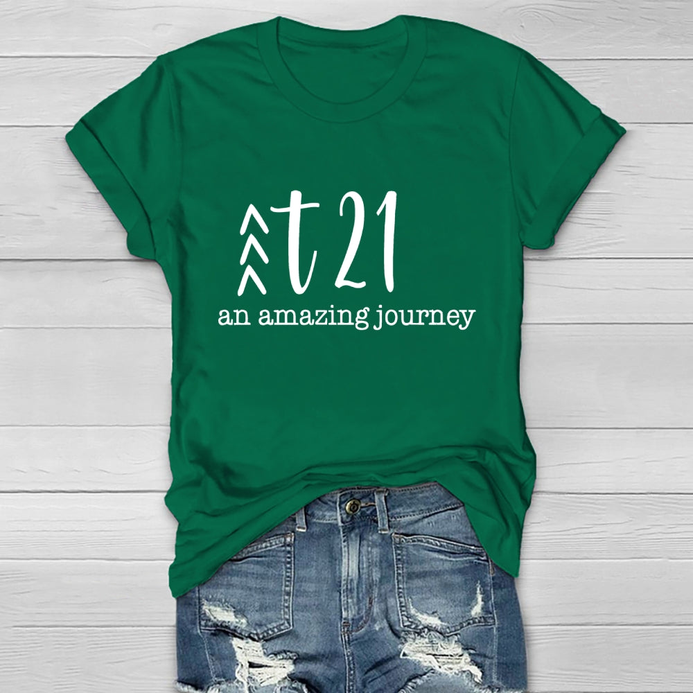 T21 An Amazing Journey  Healthwear T-shirt