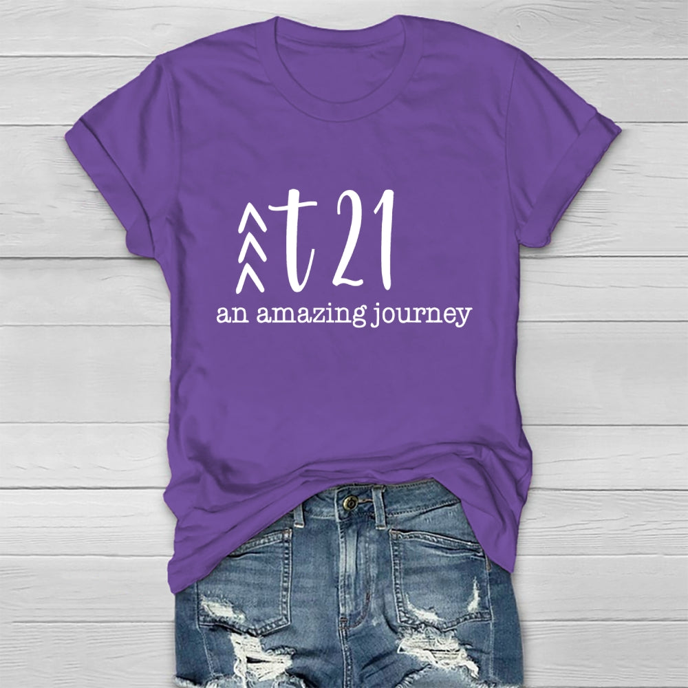T21 An Amazing Journey  Healthwear T-shirt