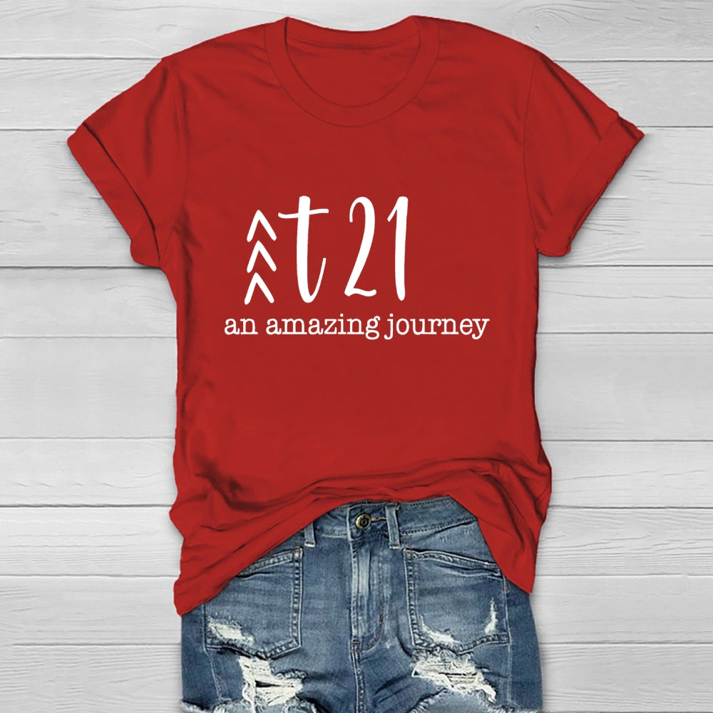 T21 An Amazing Journey  Healthwear T-shirt