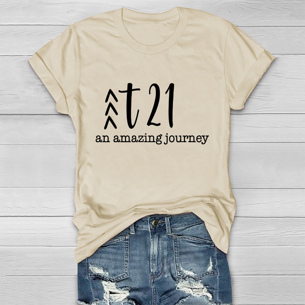 T21 An Amazing Journey  Healthwear T-shirt
