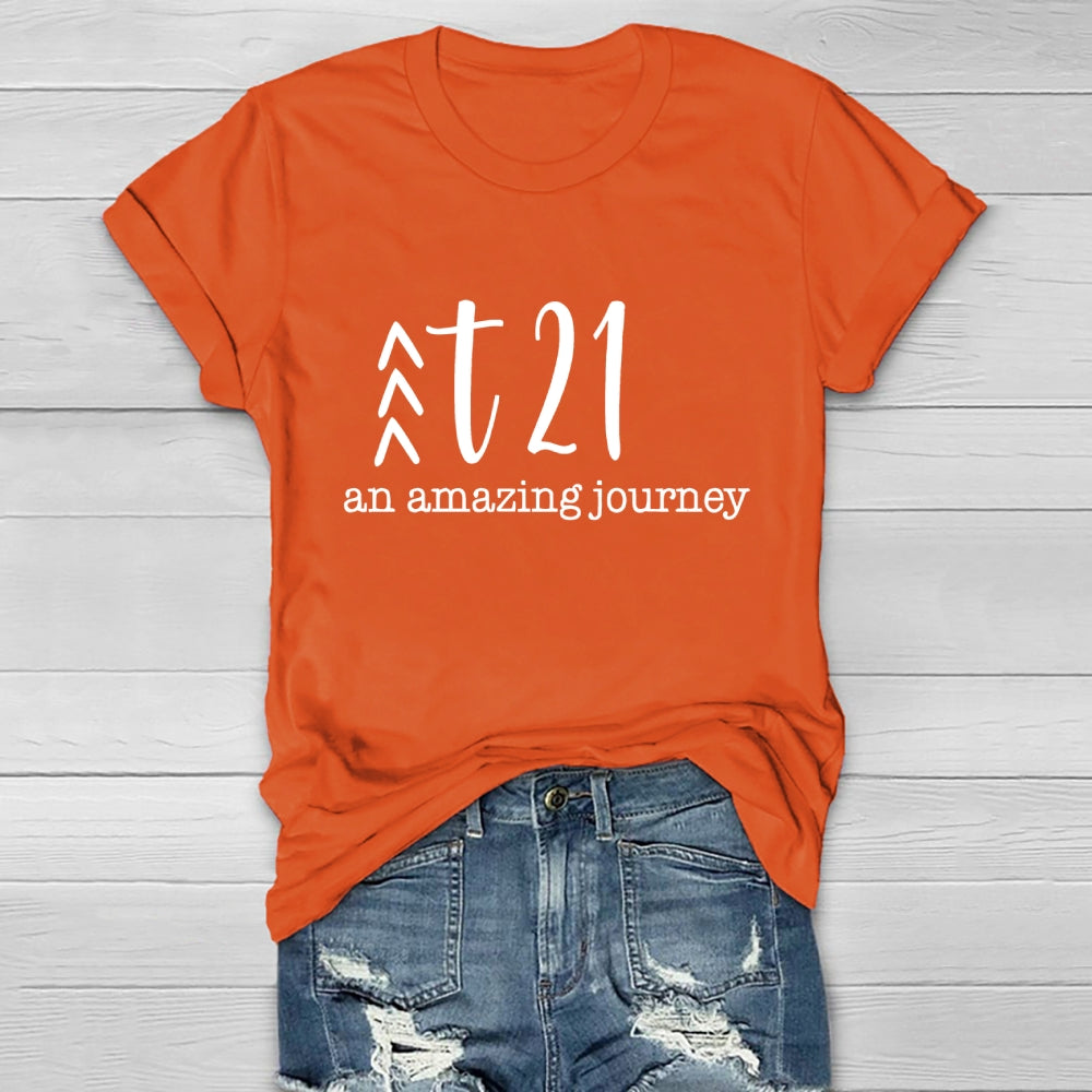 T21 An Amazing Journey  Healthwear T-shirt