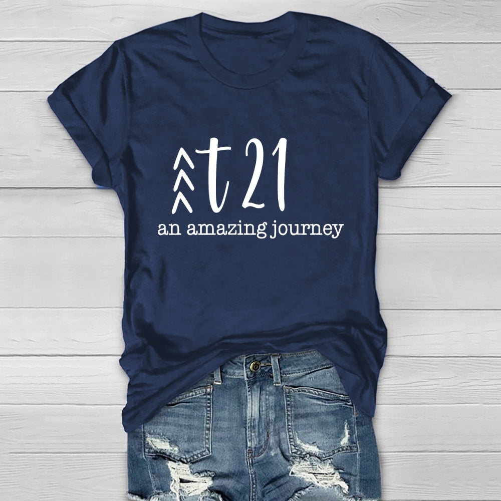 T21 An Amazing Journey  Healthwear T-shirt