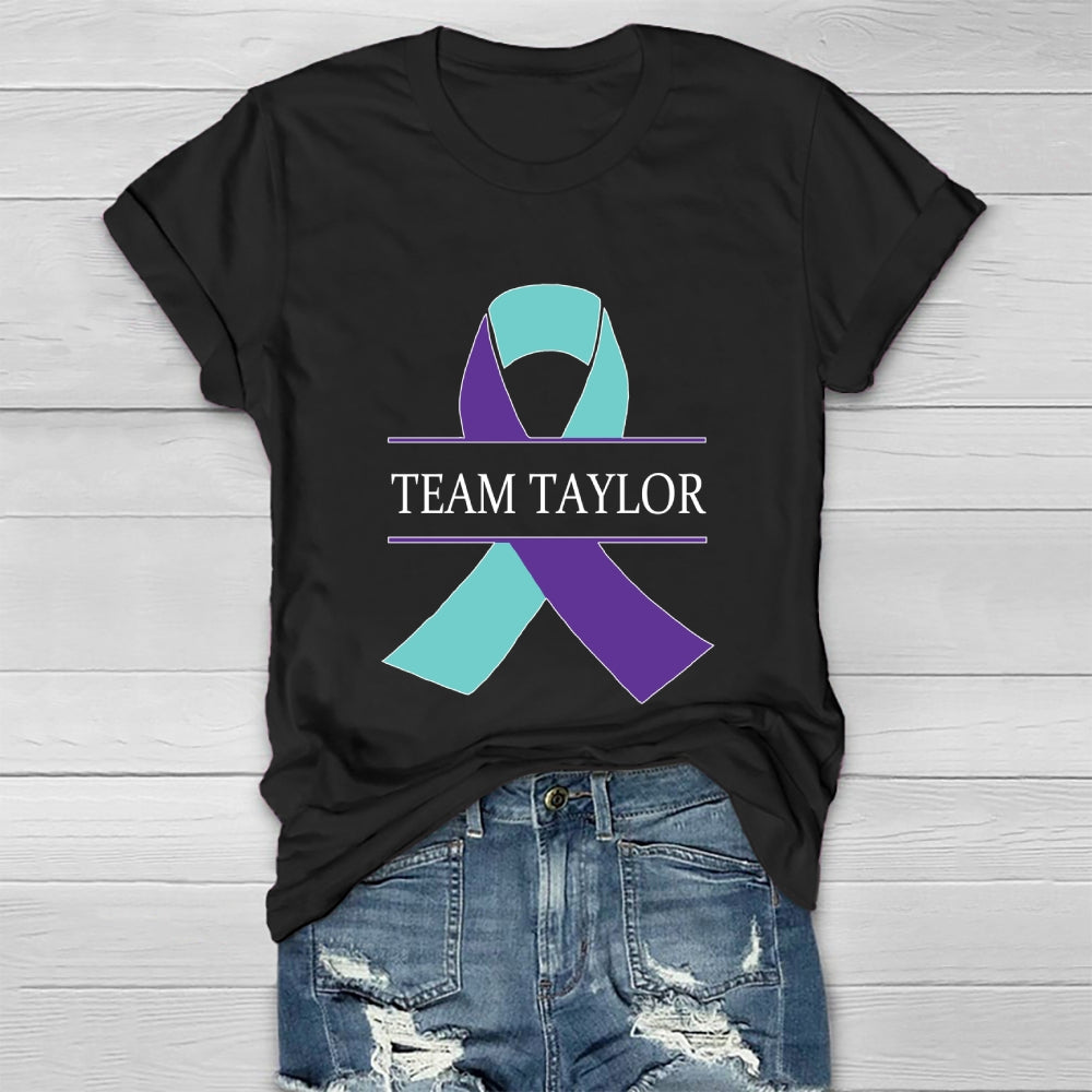 Personalized Team Name Team Taylor  Healthwear T-shirt