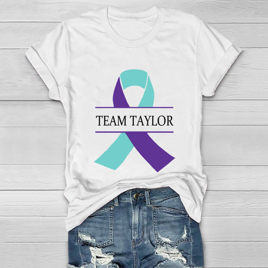 Personalized Team Name Team Taylor  Healthwear T-shirt