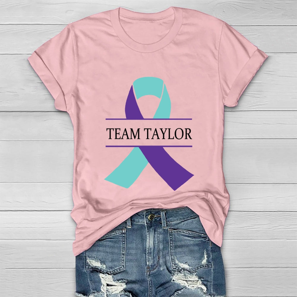 Personalized Team Name Team Taylor  Healthwear T-shirt