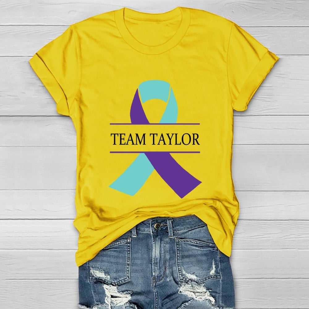 Personalized Team Name Team Taylor  Healthwear T-shirt