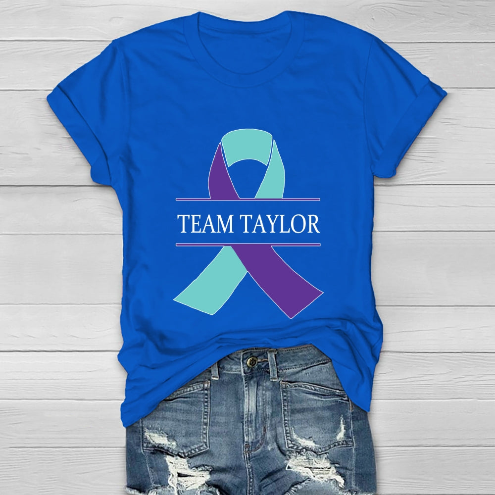Personalized Team Name Team Taylor  Healthwear T-shirt