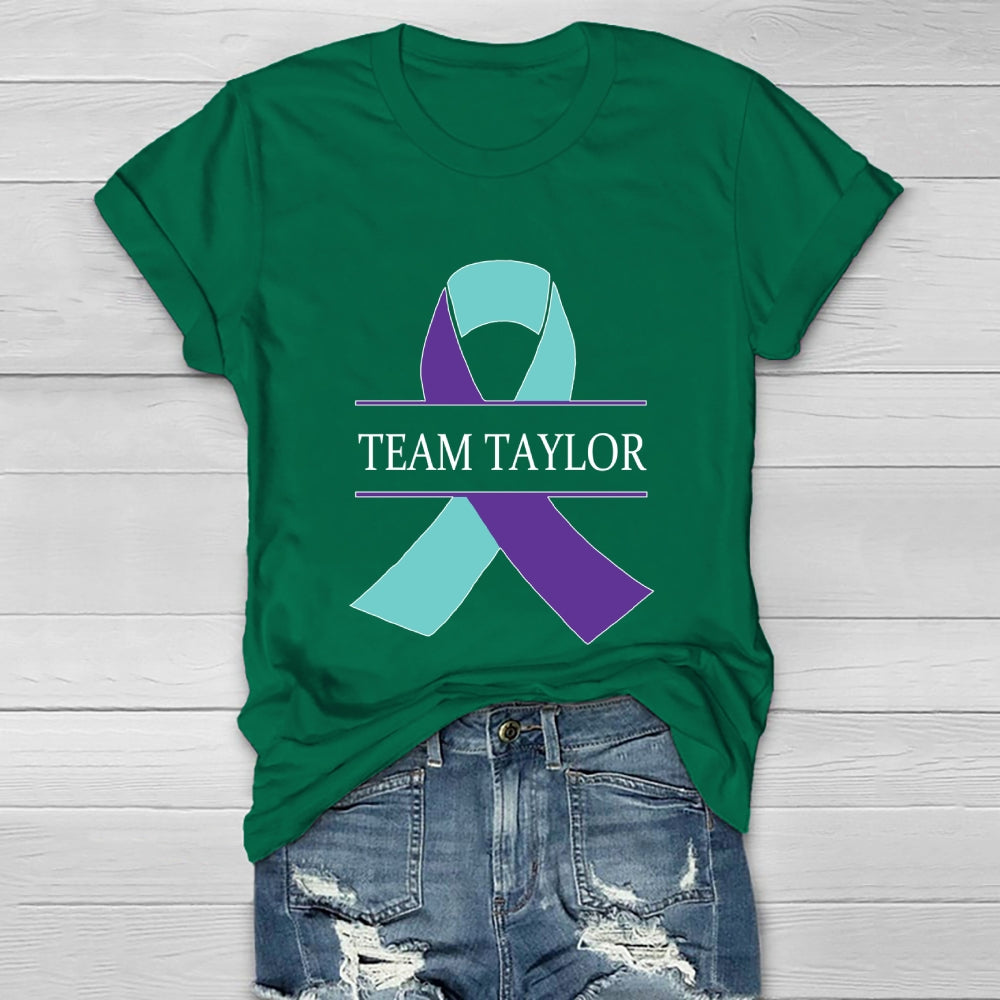 Personalized Team Name Team Taylor  Healthwear T-shirt
