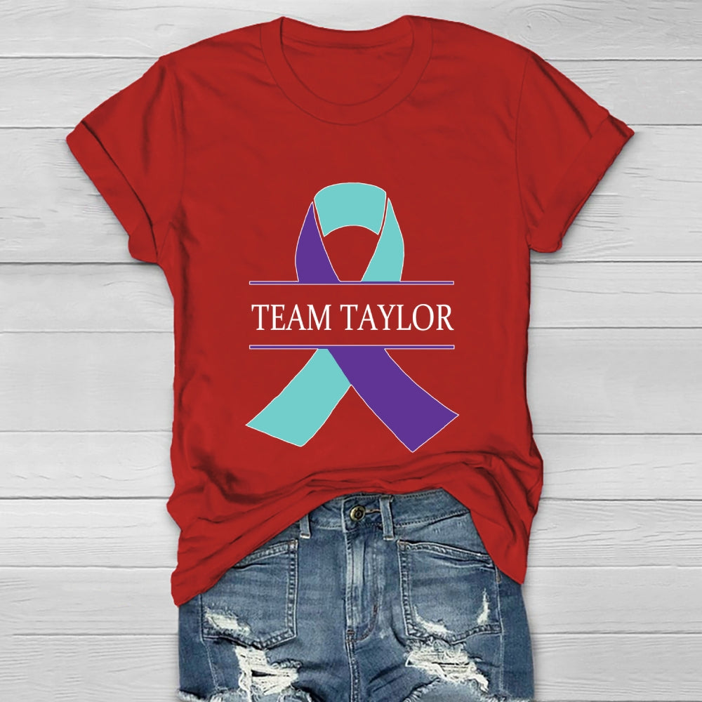Personalized Team Name Team Taylor  Healthwear T-shirt
