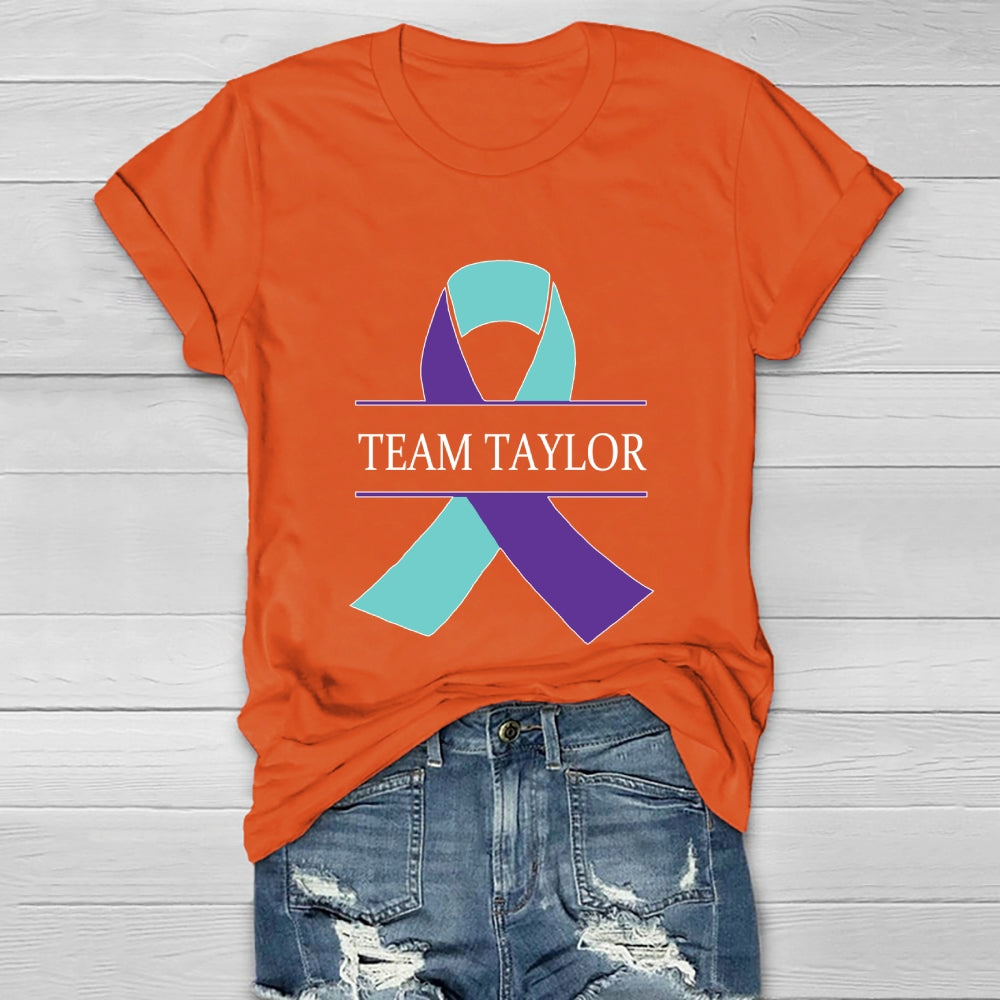 Personalized Team Name Team Taylor  Healthwear T-shirt