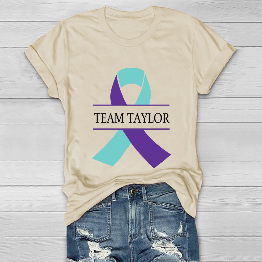 Personalized Team Name Team Taylor  Healthwear T-shirt