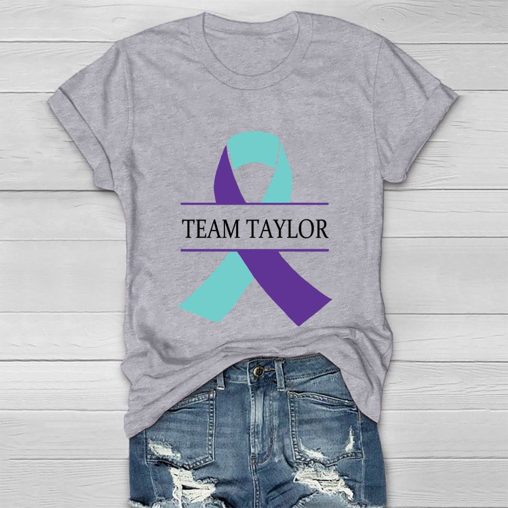 Personalized Team Name Team Taylor  Healthwear T-shirt