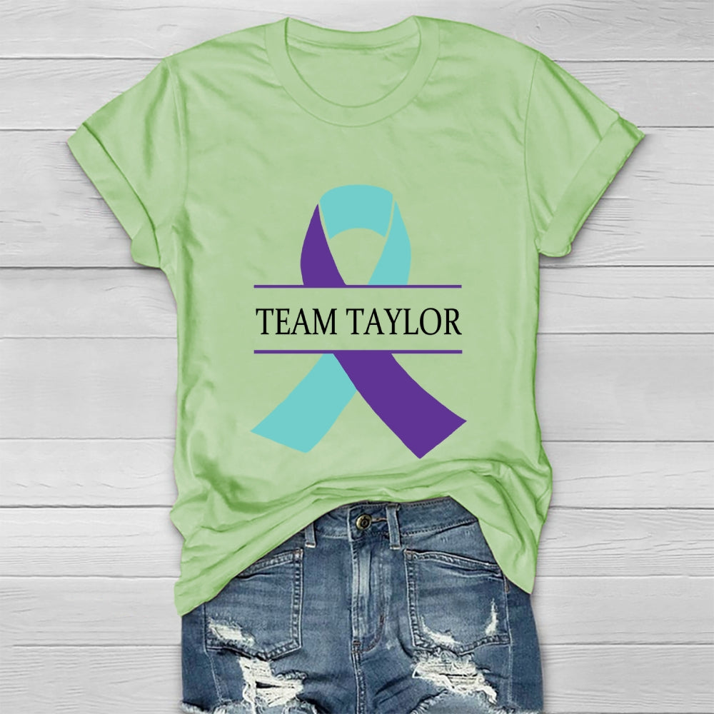 Personalized Team Name Team Taylor  Healthwear T-shirt