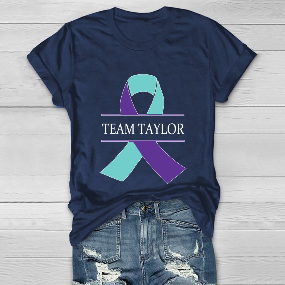 Personalized Team Name Team Taylor  Healthwear T-shirt