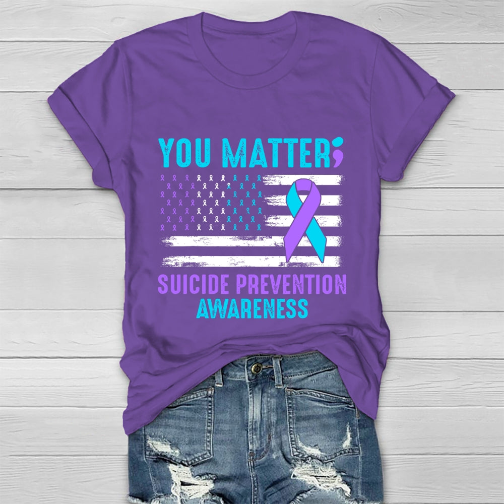 You Matter Suicide Prevention Healthwear T-shirt