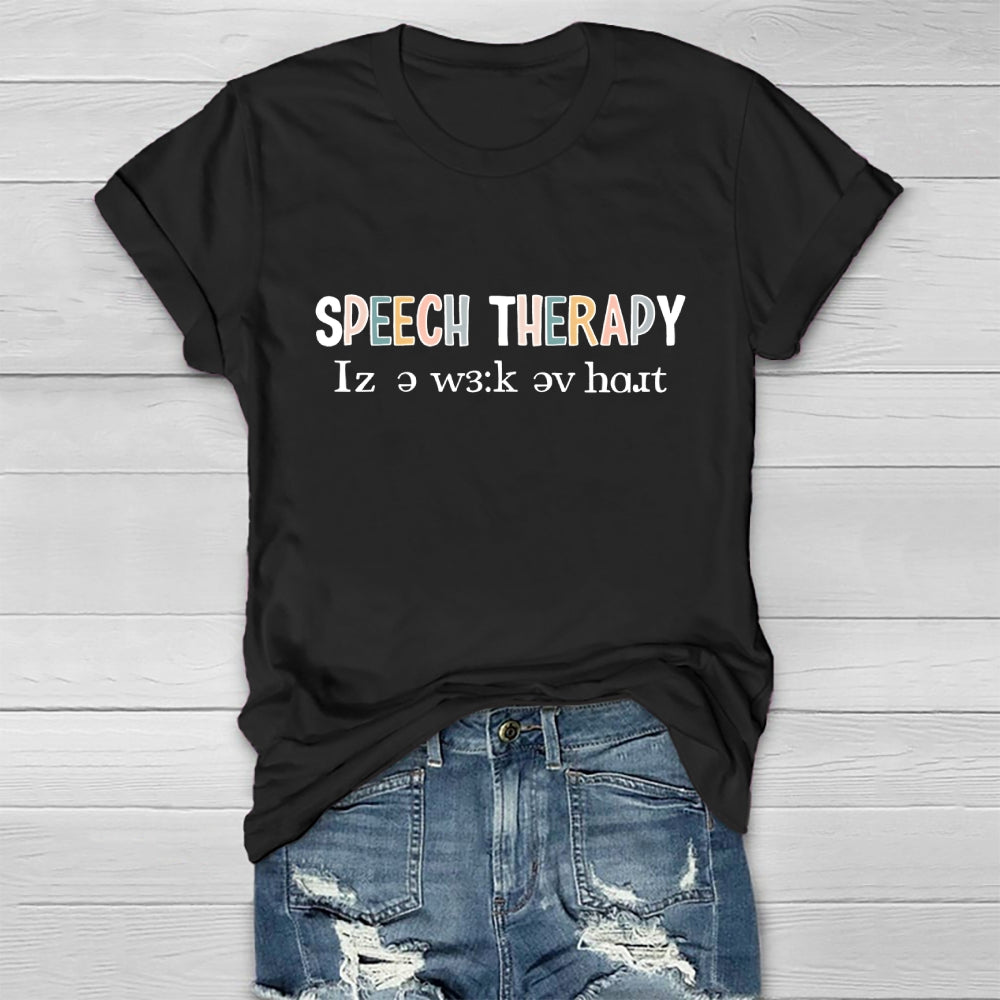 Speech Therapy Healthwear T-shirt