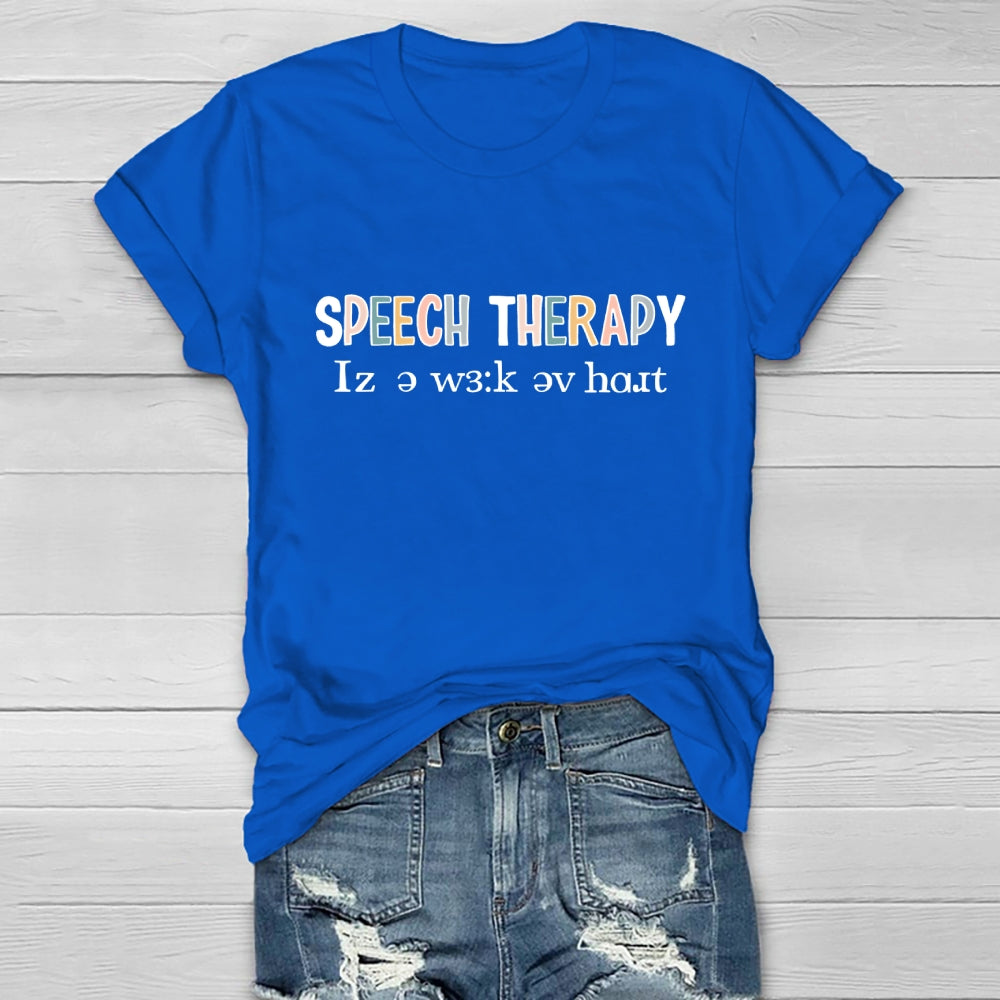 Speech Therapy Healthwear T-shirt