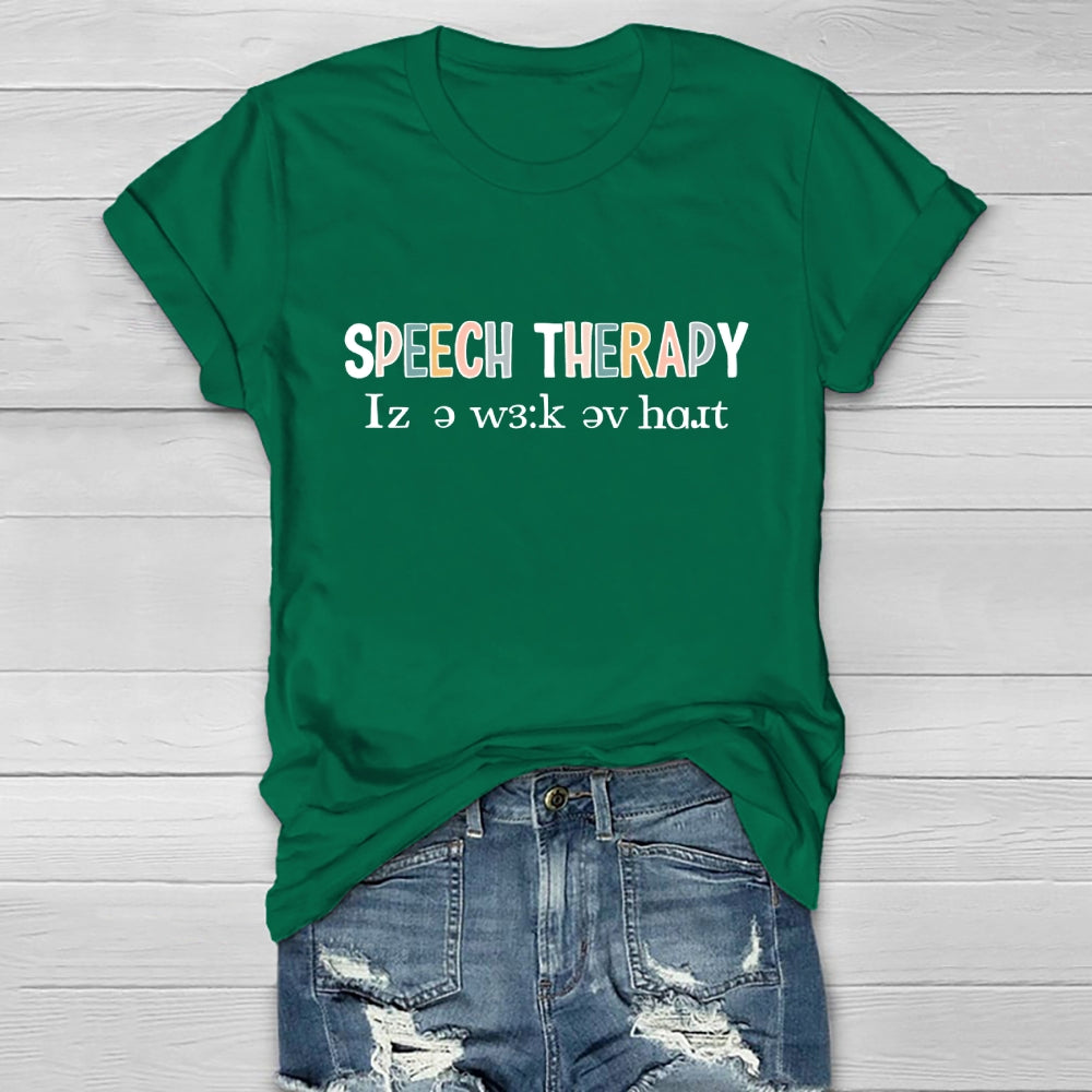Speech Therapy Healthwear T-shirt