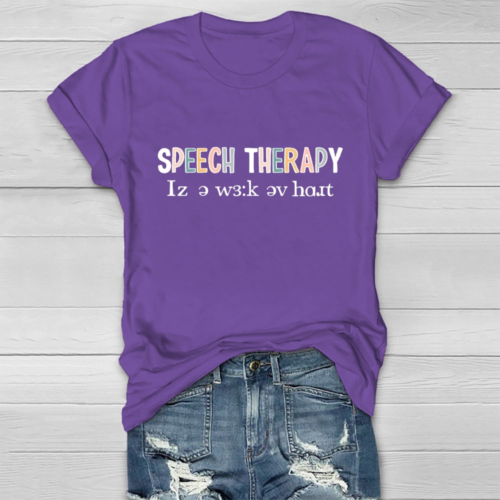 Speech Therapy Healthwear T-shirt