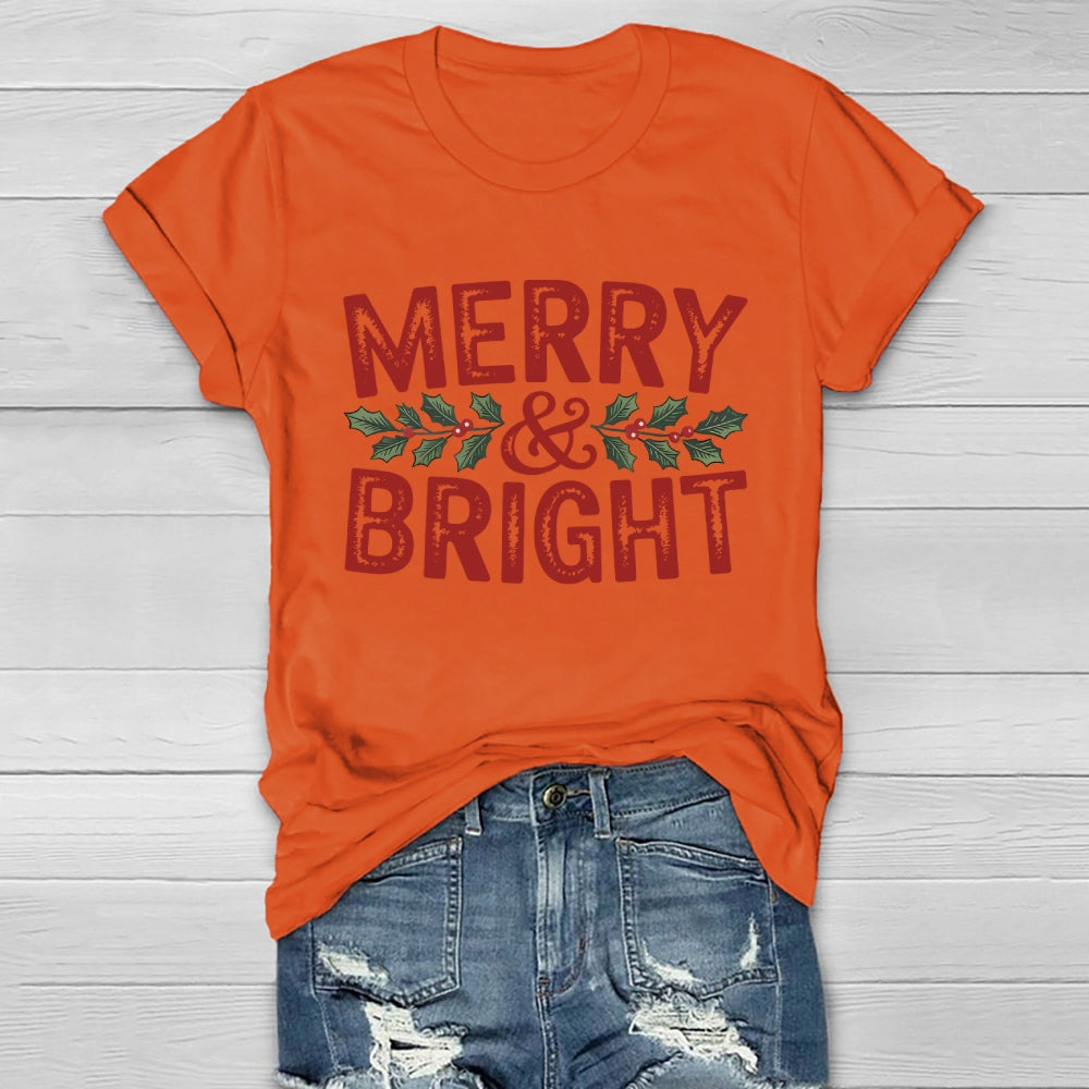 Merry And Bright  Healthwear T-shirt