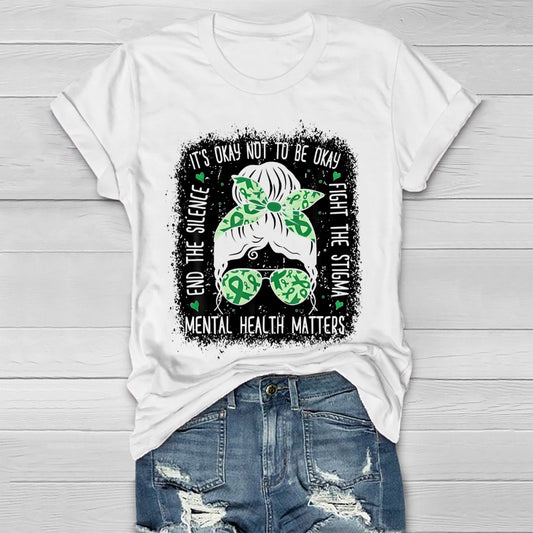 It's Ok Not To Be Ok Shirt Mental Health  Healthwear T-shirt