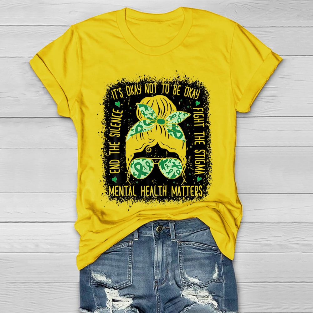 It's Ok Not To Be Ok Shirt Mental Health  Healthwear T-shirt