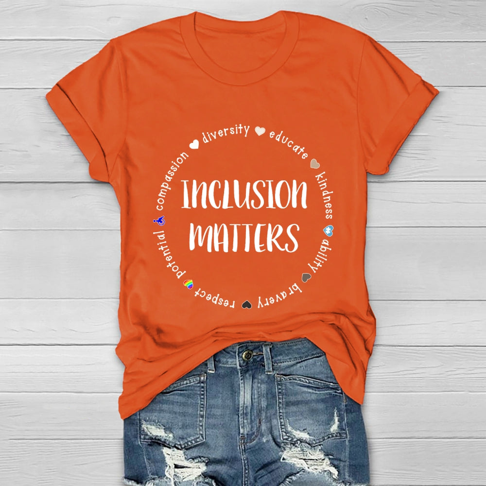 Inclusion Matters Healthwear T-shirt
