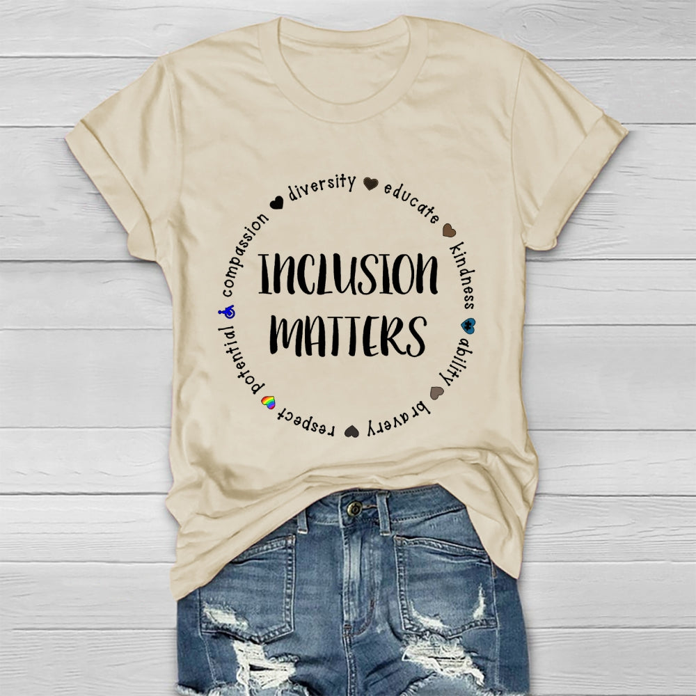 Inclusion Matters Healthwear T-shirt