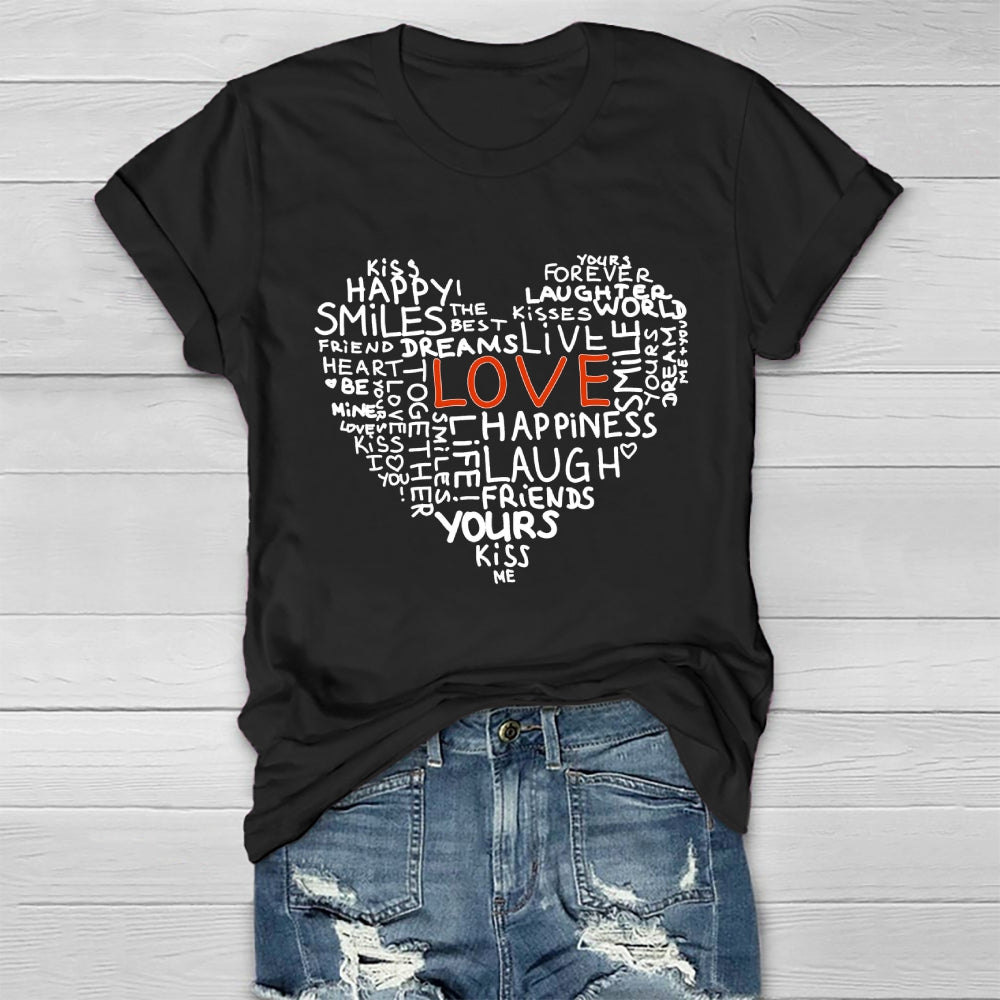 Love With A Kiss Healthwear T-shirt